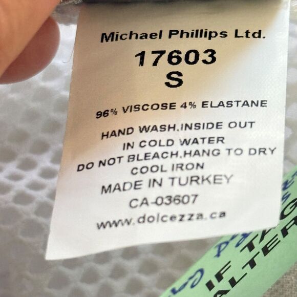 Simply Art by Dolcezza Sleeveless Sm Dress Artsy Watercolor Mesh Yoke Stretch - Picture 8 of 11